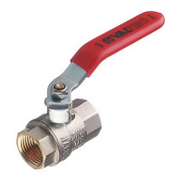 Кран шаровой латунный VALTEC Base (VT.214.N.04) 1/2 ВР(г) х 1/2 ВР(г) ручка прямой