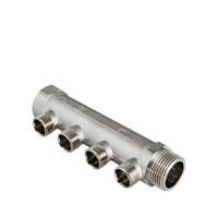 Коллектор VALTEC (VTc.500.N.0604) 1 ВР(г) х 4 выхода 1/2 НР(ш) х 1 НР(ш)