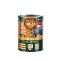 Антисептик Pinotex Ultra декоративный для дерева белый 1 л