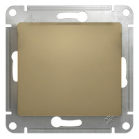 Переключатель Schneider Electric Glossa GSL000471 одноклавишный перекрестный скрытая установка титан IP20