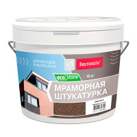 Мраморная штукатурка EcoStone Bayramix, цвет 978 15 кг