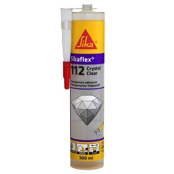 Клей-герметик гибридный Sika Sikaflex-112 Crystal Clear прозрачный 290 мл
