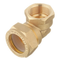 Угол Stahlman IWS EasyFix 90° 20 мм х 3/4 ВР(г) для гофрированных труб