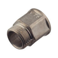 Удлинитель VALTEC (VTr.197.N.0420) 20 мм х 1/2 ВР(г) х 1/2 НР(ш) латунный