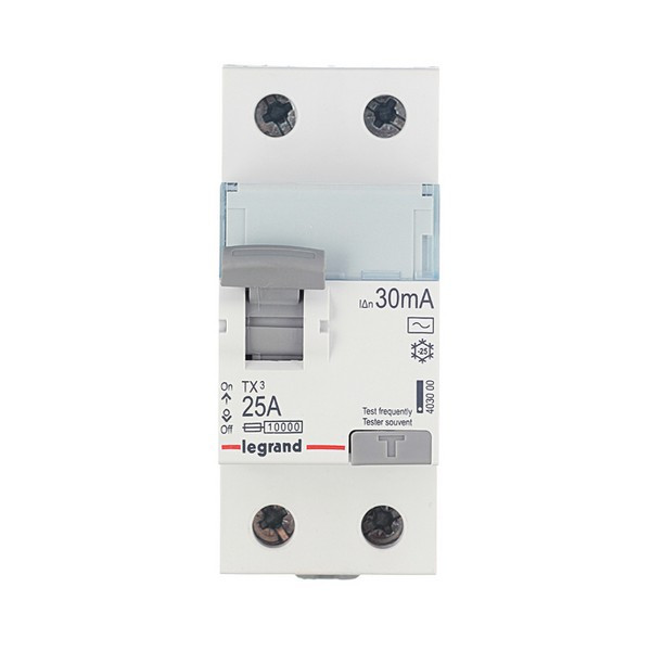 УЗО Legrand TX3 (403000) 25А 30 мА 2P тип АС 6 кА