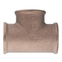 Тройник Viega (264246) 3/4 ВР(г) х 3/4 ВР(г) х 3/4 ВР(г) бронзовый