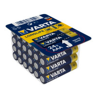 Батарейка VARTA LONGLIFE AAA мизинчиковая 1,5 В 1230 мАч (24 шт.)