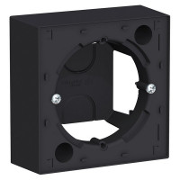 Коробка для наружного монтажа Schneider Electric Atlas Design ATN001000 открытая установка карбон