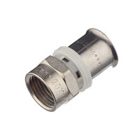 Соединитель прямой VALTEC (VTm.202.N.002004) 20(пресс) х 1/2 ВР(г)