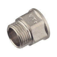 Удлинитель VALTEC (VTr.197.N.0415) 15 мм х 1/2 ВР(г) х 1/2 НР(ш) латунный