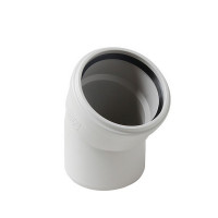 Отвод Pro Aqua Stilte Plus d110 мм 30° пластиковый шумопоглощающий для внутренней канализации