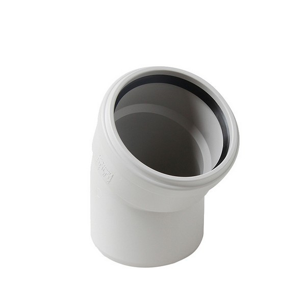 Отвод Pro Aqua Stilte Plus d110 мм 30° пластиковый шумопоглощающий для внутренней канализации