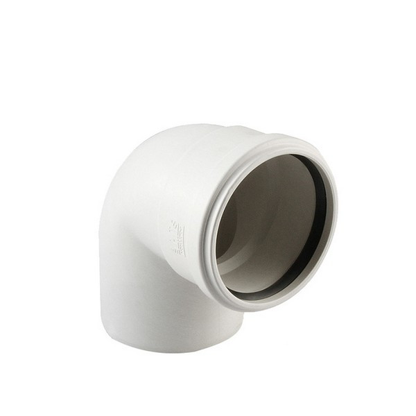 Отвод Pro Aqua Stilte Plus d110 мм 87,5° пластиковый шумопоглощающий для внутренней канализации