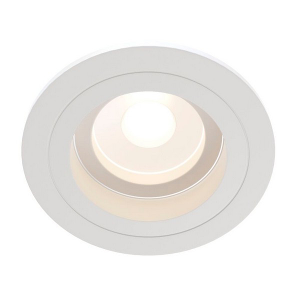 Светильник встраиваемый MAYTONI Atom (DL025-2-01W) GU10 40х92х92 мм 50 Вт 220 В матовый круглый IP 20 белый
