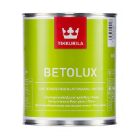 Краска Tikkurila Betolux для пола белая глянцевая основа А 0,9 л