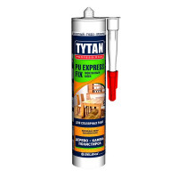 Клей монтажный полиуретановый Tytan Professional PU Express Fix D4 прозрачный 290 мл