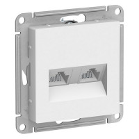 Розетка компьютерная Schneider Electric Atlas Design ATN000185 скрытая установка белая модули RJ45 cat 5 и RJ45 cat 5е
