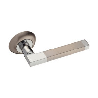 Ручка дверная Palladium Inizio SN/CP круглая розетка (хром)