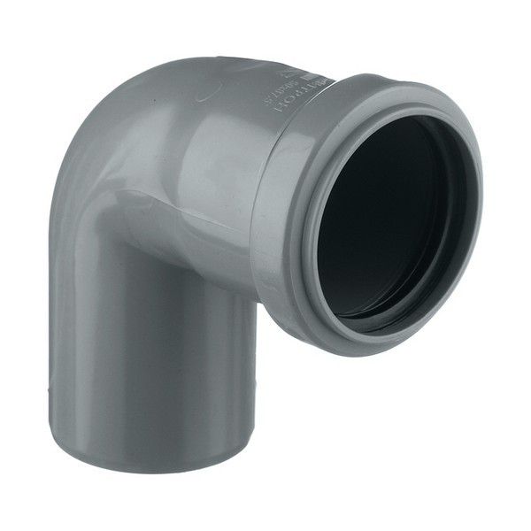 Отвод Pro Aqua Comfort d50 мм 87° пластиковый для внутренней канализации