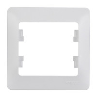 Рамка Schneider Electric Glossa GSL000101 oдноместная универсальная белая
