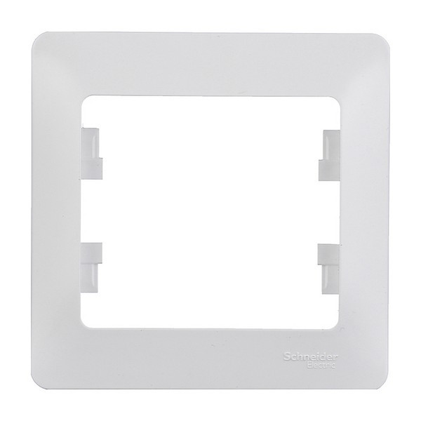 Рамка Schneider Electric Glossa GSL000101 oдноместная универсальная белая