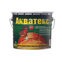Антисептик Акватекс декоративный для дерева орех 3 л