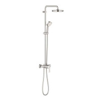 Душевая система GROHE Tempesta Cosmopolitan c верхним душем D210 мм F1 и ручной лейкой D100 мм F2 со смесителем