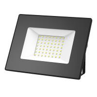 Прожектор cветодиодный Gauss Elementary 50 Вт 220 В IP65 6500К холодный белый свет плоский корпус