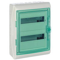 Щит распределительный навесной Schneider Electric Kaedra пластиковый IP65 460х340х160 мм 24 модуля прозрачная дверь