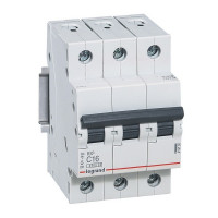 Автоматический выключатель Legrand RX3 (419708) 3P 16А тип C 4,5 кА 220 В на DIN-рейку