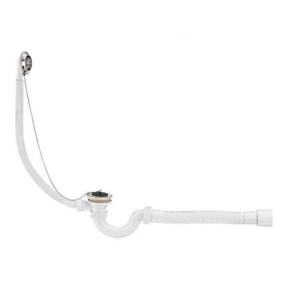 Сифон для ванны VIRPLAST by WIRQUIN 30980654 1 1/2"х40 с выпуском D 70 мм c соединением 40/50 мм