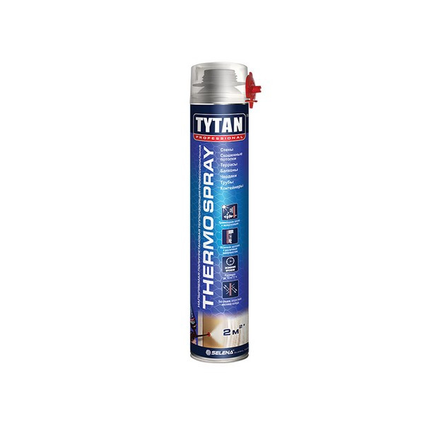 Утеплитель напыляемый полиуретановый Tytan Professional Thermospray профессиональный 870 мл