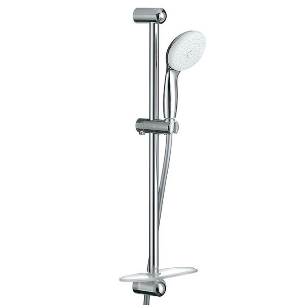 Душевой гарнитур GROHE TEMPESTA NEW 27927001 со стойкой 600мм с лейкой D100мм 3F и мыльницей