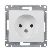 Розетка Schneider Electric Glossa GSL000141 скрытая установка белая без заземления