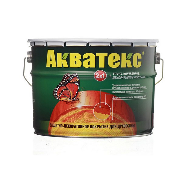 Антисептик Акватекс декоративный для дерева палисандр 10 л