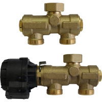 Клапан смесительный 3-х ходовой Protherm FUGAS 3/4 ВР(г) х 3/4 НР(ш) для обвязки котла с бойлером комплект