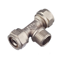 Тройник VALTEC (VTm.333.N.160416) 16 обж(ц) х 1/2 НР(ш) х 16 обж(ц)
