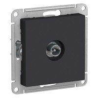 Розетка телевизионная Schneider Electric Atlas Design ATN001091 оконечная скрытая установка карбон