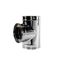 Тройник Вулкан V50R 90° х d120х220 мм с изоляцией AISI 321/304