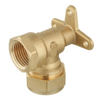 Угол Stahlman IWS EasyFix 15 мм х 1/2 ВР(г) для гофрированных труб с креплением