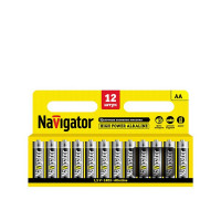 Батарейка Navigator АА пальчиковая LR6 1,5 В 2900 мАч (12 шт.)