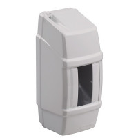 Щит распределительный навесной Makel ЩРН-П-1/2 пластиковый IP40 130х45х50 мм 2 модуля с пломбой