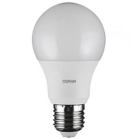 Лампа светодиодная Osram 9 Вт E27 груша A60 2700К теплый белый свет 220 В матовая