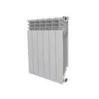 Радиатор алюминиевый Royal Thermo MONOBLOCK 500 мм 6 секций 1" боковое подключение белый