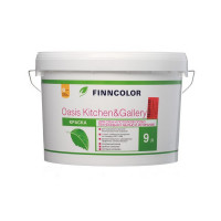 Краска водно-дисперсионная Finncolor Oasis Kitchen&Gallery 7 моющаяся основа C 9 л