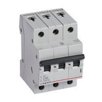 Автоматический выключатель Legrand RX3 (419712) 3P 40А тип C 4,5 кА 220 В на DIN-рейку
