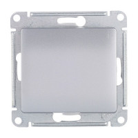Выключатель Schneider Electric Glossa GSL000311 одноклавишный скрытая установка алюминий