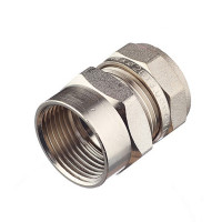 Соединитель прямой VALTEC (VTm.302.N.002606) 26 обж(ц) х 1 ВР(г)