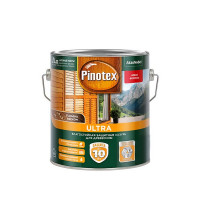 Антисептик Pinotex Ultra декоративный для дерева белый 2,7 л