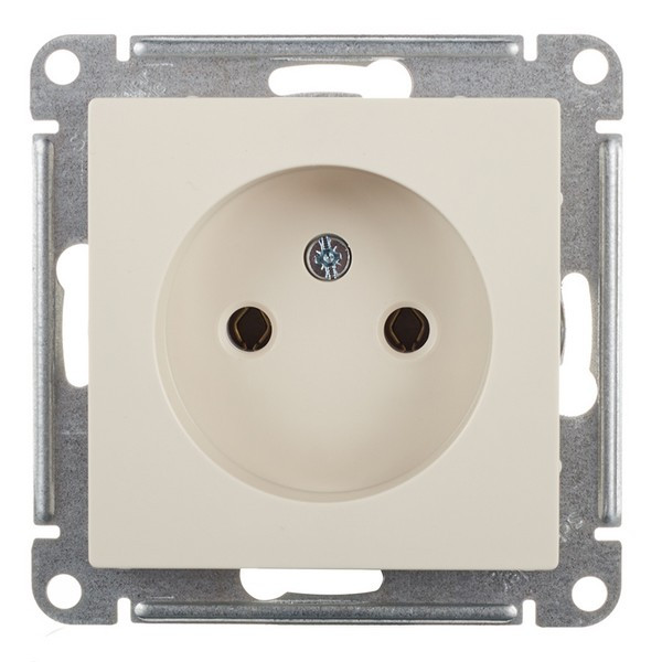 Розетка Schneider Electric Atlas Design ATN000241 скрытая установка бежевая без заземления